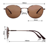 Vintage Round John Lennon Fashion Sunglasses For Men, Metal Frame Polarized Lens UV400 Anti Glare Sun Glasses