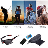 Polarized Sports Sunglasses Lightest Comfortable for Running Driving Baseball Cycling Men Women Teens Youth