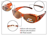 Fit Over Sunglasses Polarized Sunglasses to Wear Over Glasses plus car holder clip