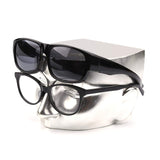 Polarized Fit Over Sunglasses Mirrored Oversize Wear Over Glasses Men Women