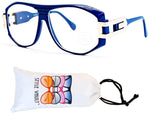 A172-vp Retro Nerd Rectangular Square Aviator Turbo Glasses Eyeglasses