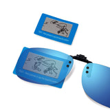 Polarized Clip-on Flip up Plastic Sunglasses Lenses Glasses Outdoor Driving Fishing Cycling