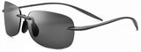 Maui TR90 Rimless Polarized Sunglasses for Men with Square Mirror Nylon Lens 736
