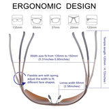 Men's Driving Sunglasses Polarized Glasses Sports Eyewear Golf Goggles 8203