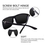 Polarized Sunglasses for Men Driving, Unisex Square Vintage Sun Glasses for Women