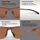 Men's Driving Sunglasses Polarized Glasses Sports Eyewear Golf Goggles 8203