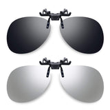 Mirror Polarized Clip-on Flip up Sunglasses Sports