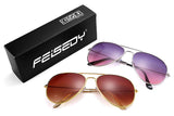 Retro Aviator Sunglasses Gradient Lens Men Women Brand Sunglasses B1100