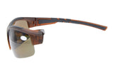 Sports Polarized Bifocal Sunglasses Half Rimless Tinted Glasses Wraparound Designer Style Polarised Sun Readers