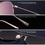 Classic Aviator Small Face Sunglasses For Women Men Metal Six Color Fashion 035