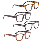 READING GLASSES 4 pack Professor Vintage Style Readers