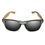 Wildwood Zebra Wood Polarized Wayfarer Sunglasses for Men and Women