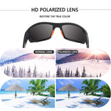 Polarized Sport Sunglasses Driving Sun Glasses for Men Women TR 90 Frame Cycling