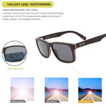 Wood Sunglasses Wayfarer Sunglasses with Polarized Lens