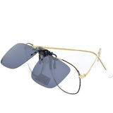 - New Polarized Clip on Mirrored Lens Sunglasses