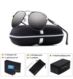 Aviator Polarized Sunglasses for Men and Women,UV Protection Oversize Eyewear,Sports Sunglasses