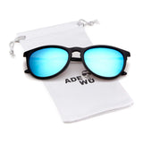 Polarized Sunglasses Women Men Metal Frame Retro Sunglasses