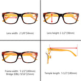 Mens Polycarbonate Large Lens Nearly Invisible Line Bifocal Glasses Readers Bifocal For Men