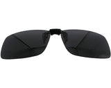 Polarized Clip-on Flip up Metal Clip Sunglasses Unbreakable Driving Fishing Cycling