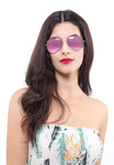 Vintage Mirrored Aviator Sunglasses for Men/Women