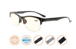 UV Protection,Anti Blue Rays,Reduce Eyestrain,Half-Rim Computer Reading Glasses