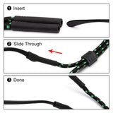 Adjustable Eyeglasses Retainer Sports Sunglasses Chain Holder Strap for Women Men Kids 3 Pack