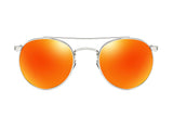 Round Retro Polarized Sunglasses for Men Women Unisex Wayfarer TAC Lens Alloy Frame UV400 Anti-Reflective Steampunk