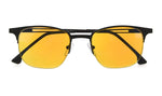 UV Protection,Anti Blue Rays,Reduce Eyestrain,Half-Rim Computer Reading Glasses