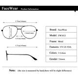 Classic Aviator Sunglasses for Men Women UV 400 Protection