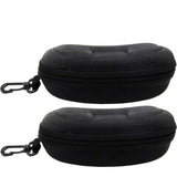 Sport Portable Travel Zipper Sunglasses/Eyesglasses Hard Case Box Bag With Hook