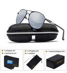 Aviator Polarized Sunglasses for Men and Women,UV Protection Oversize Eyewear,Sports Sunglasses