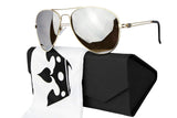 T011-pc Triple Crown Metal Aviator Pilot Sunglasses