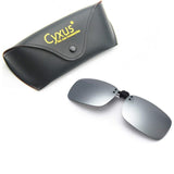 Polarized Lenses Classic Clip-On Sunglasses[Anti-glare][UV Protection] Driving/Fishing Outdoor unisex Eyewear