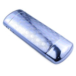 Aluminum Lattice Nearsighted Eyeglasses Case for Small Frames (Silver)