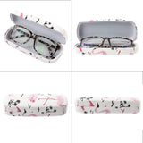 Eyeglasses Case,  Flamingos Pattern Glasses Case Side Opened Spectacles Box