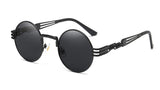 John Lennon Round Sunglasses Steampunk Metal Frame
