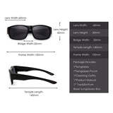 Polarized Fit Over Sunglasses Mirrored Oversize Wear Over Glasses Men Women
