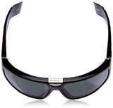 Optic Touring Wrap Sunglasses, Black/Happy Gray/Green, 64 mm