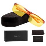 SOXICK Night Vision Glasses For Driving,Polarized-Anti-Glare Night Driving Glasses