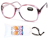 E3035-vp  Oversized Reading Eyeglasses