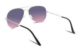 Retro Aviator Sunglasses Gradient Lens Men Women Brand Sunglasses B1100