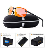 Polarized Sunglasses for Men, UV Protection Sports Sunglasses,Outdoor Eyewear, Metal Frame Sunglasses