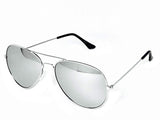 - Aviator Silver Mirror or Color Mirror Metal Frame Sunglasses