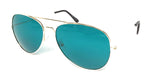 - Aviator Silver Mirror or Color Mirror Metal Frame Sunglasses