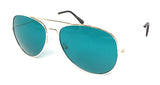 - Aviator Silver Mirror or Color Mirror Metal Frame Sunglasses