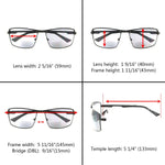 Bifocal Sunglasses for Men Outdoor Sun Readers UV400 Protection