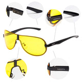 Polarized Sunglasses Men Outdoor Oversized Goggles Sports Sun Glasses