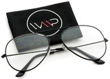 - Vintage Metal Frame Aviator Glasses
