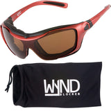 Polarized Large Motorcycle Riding Sunglasses Sports Wrap Glasses