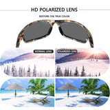 Polarized Designer Sports Sunglasses Shades for Men Women Baseball Cycling Fishing Golf Tr90 Superlight Frame